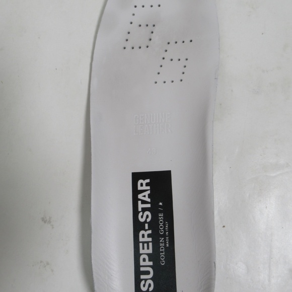 Golden Goose Limited Edition Super-Star Sneakers In Denim Zebra-Print 10 US - Picture 11 of 12